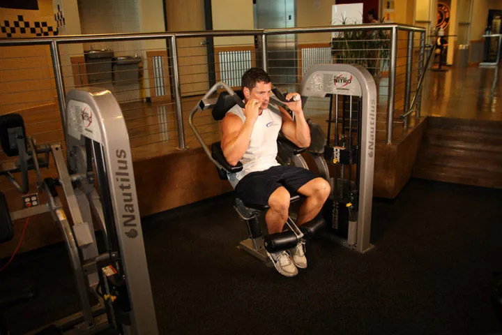 Ab Crunch Machine — contração