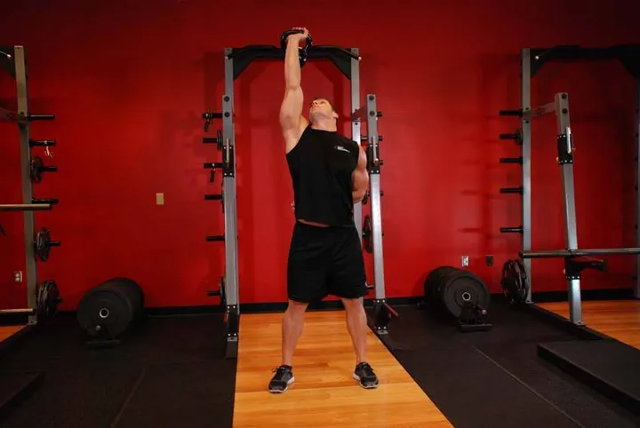 Advanced Kettlebell Windmill — posição inicial