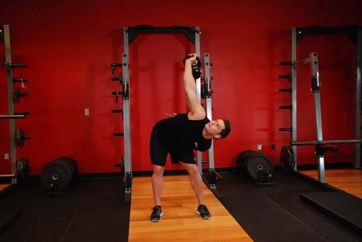 Advanced Kettlebell Windmill — contração