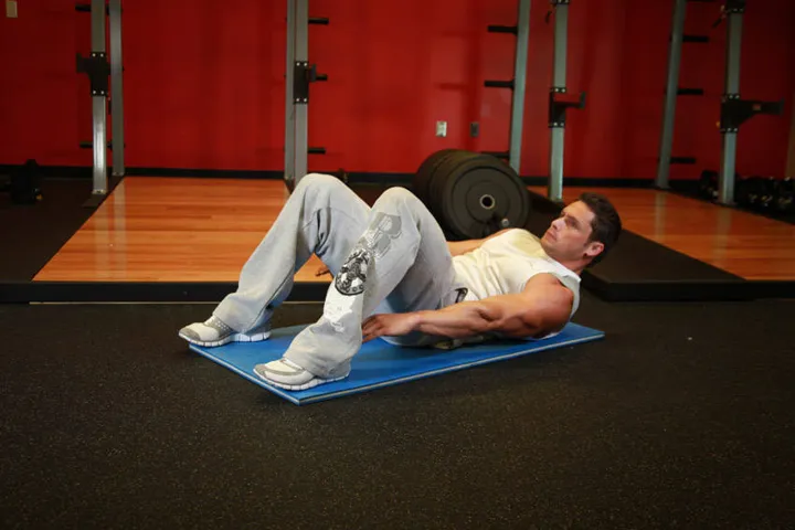 Alternate Heel Touchers — contração