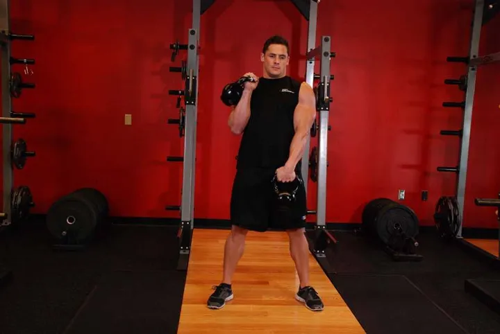 Alternating Hang Clean — contração