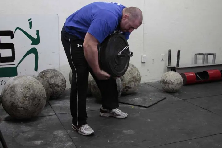 Atlas Stone Trainer — contração