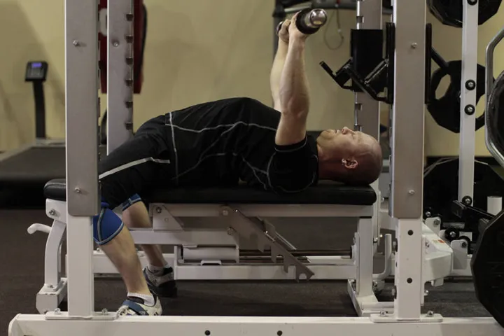 Bench Press - Powerlifting — posição inicial