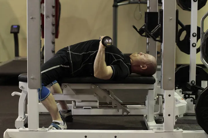 Bench Press - Powerlifting — contração
