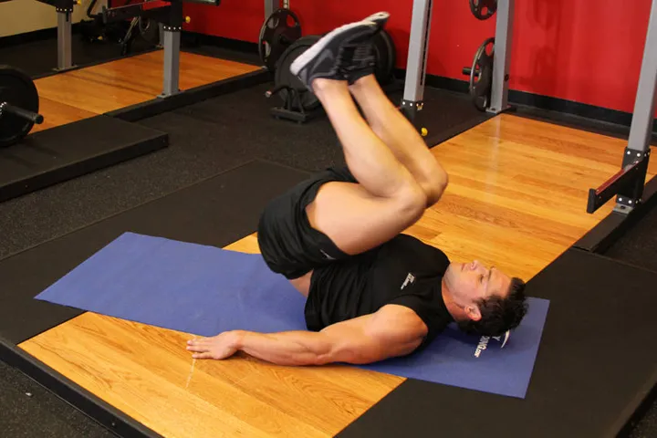 Bent-Knee Hip Raise — contração