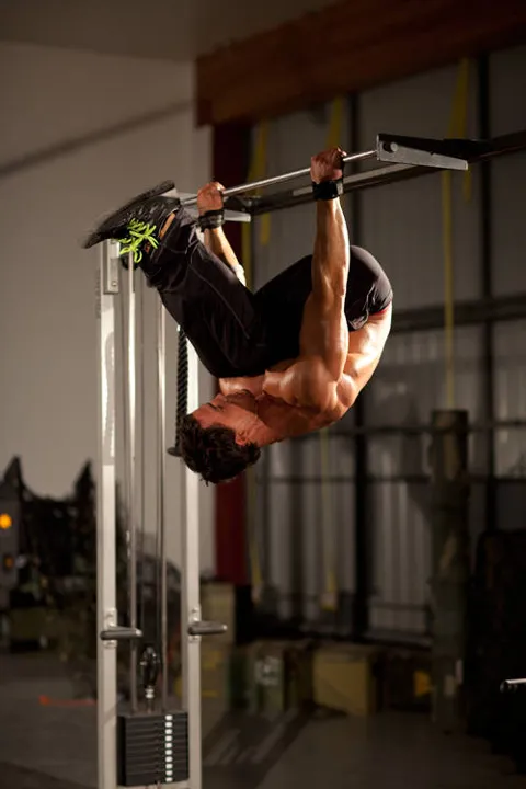 Bodyweight Mid Row — posição inicial