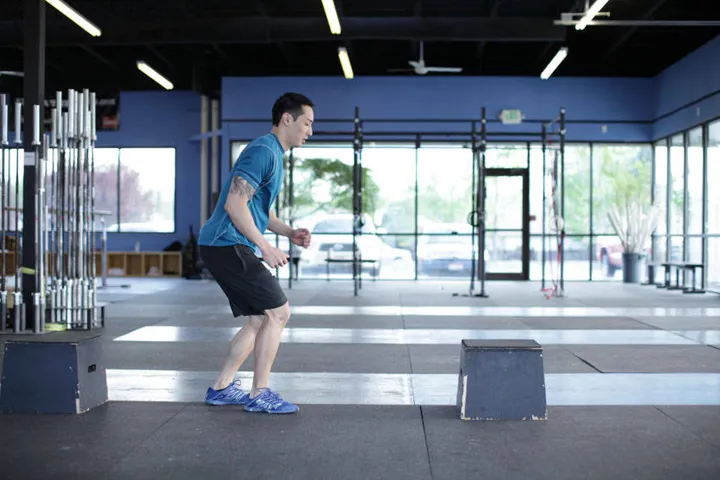 Box Skip — contração