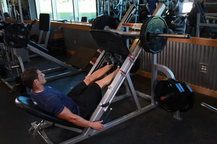 Panturrilha no leg press