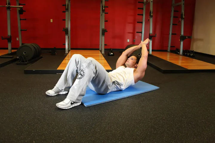 Crunch - Hands Overhead — contração