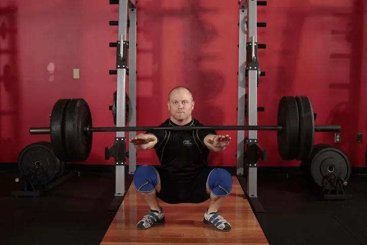 Frankenstein Squat — contração