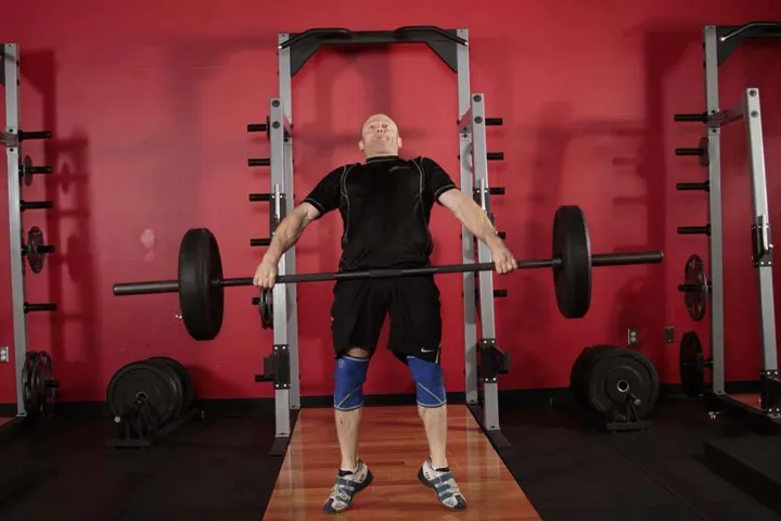 Hang Snatch — contração