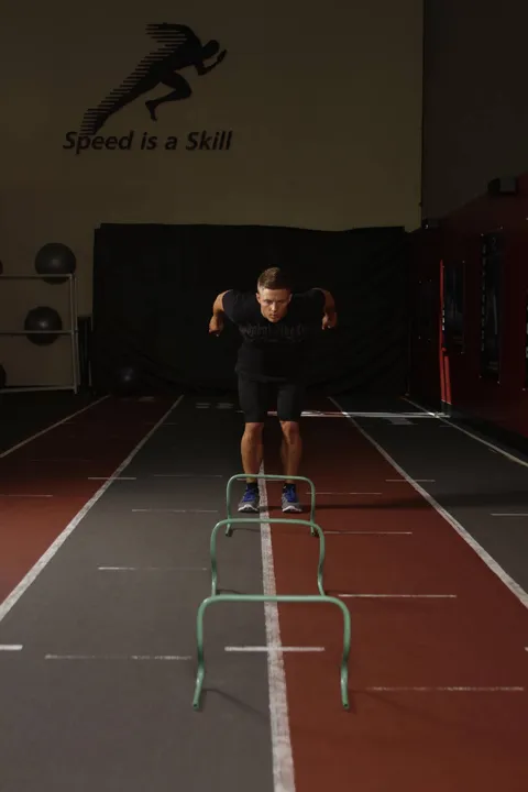 Hurdle Hops — posição inicial
