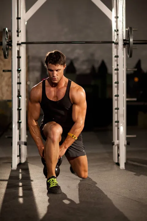 Lunge Pass Through — contração