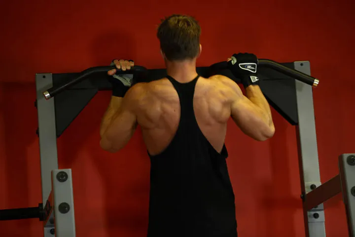 Mixed Grip Chin — contração