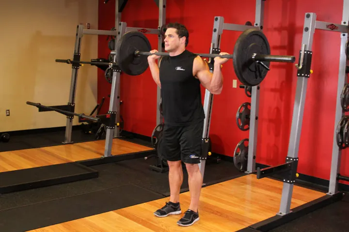 Narrow Stance Squats — posição inicial