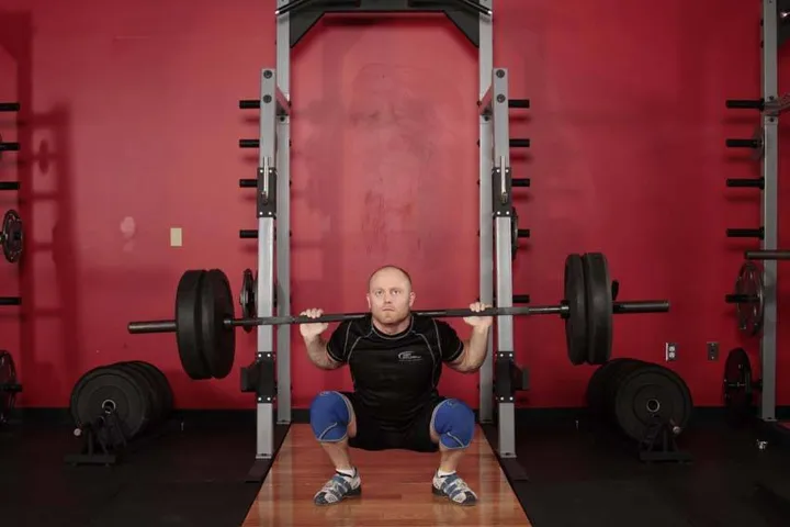 Olympic Squat — contração