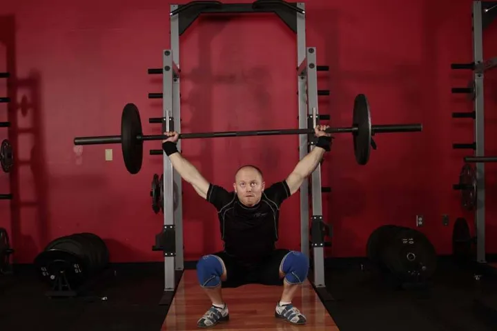 Overhead Squat — contração