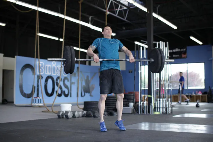 Power Clean — contração