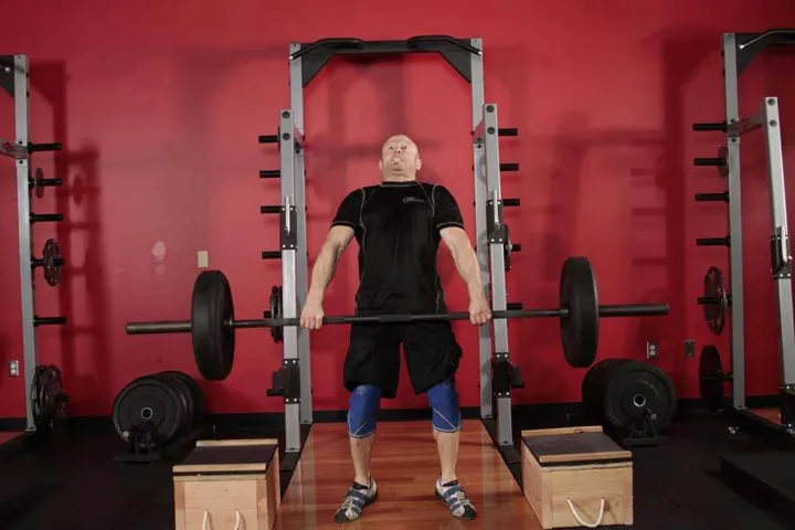 Power Clean from Blocks — contração