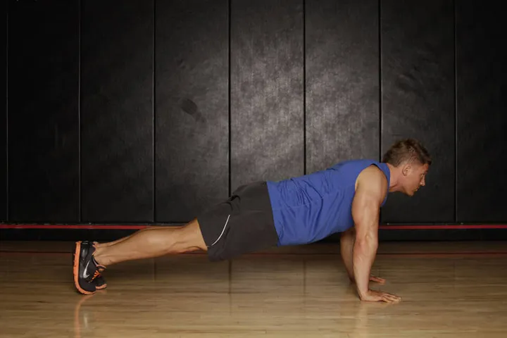 Push Up to Side Plank — posição inicial