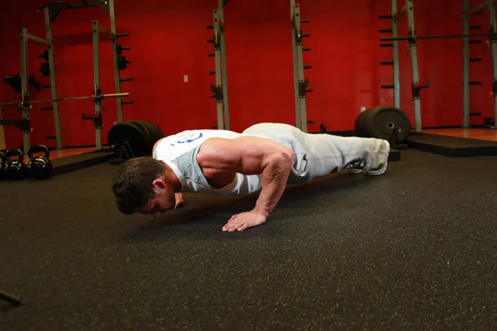 Pushups — contração