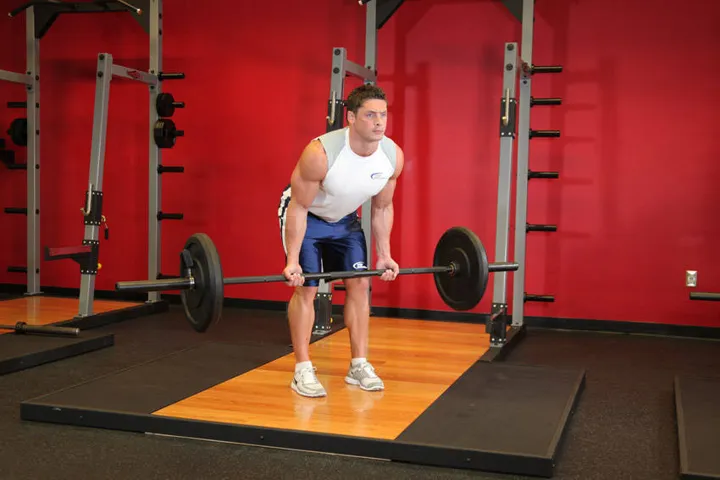 Reverse Grip Bent-Over Rows — contração