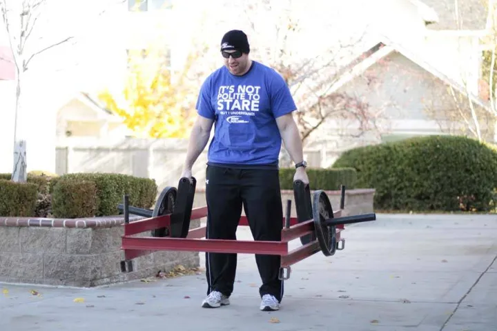 Rickshaw Deadlift — contração