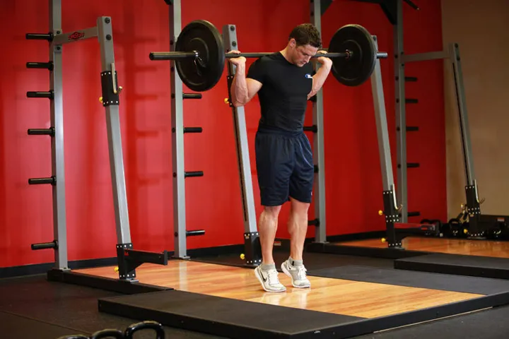 Rocking Standing Calf Raise — contração