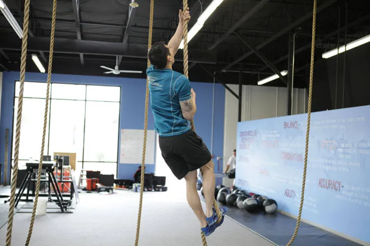 Rope Climb — contração