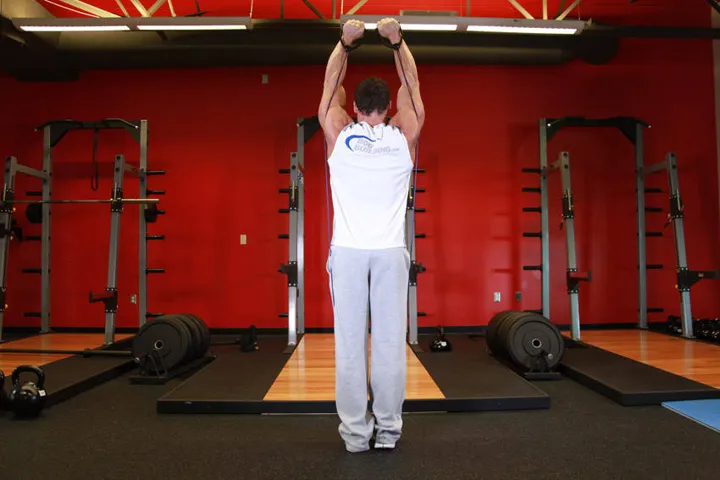 Shoulder Press - With Bands — contração