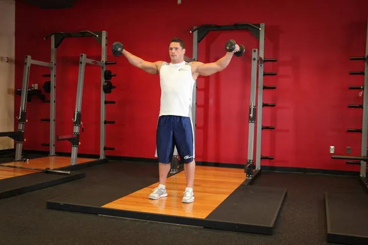 Side Lateral Raise — contração