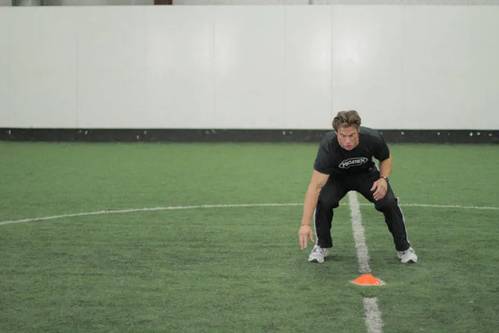 Side Standing Long Jump — posição inicial