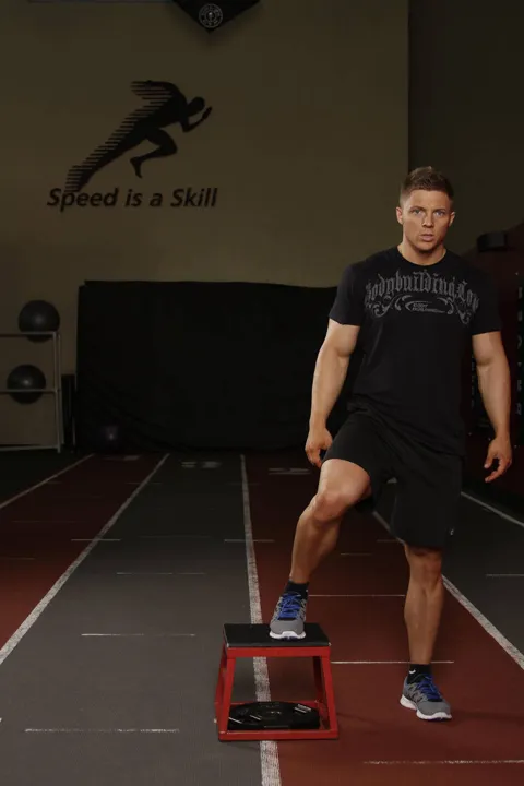 Side to Side Box Shuffle — posição inicial