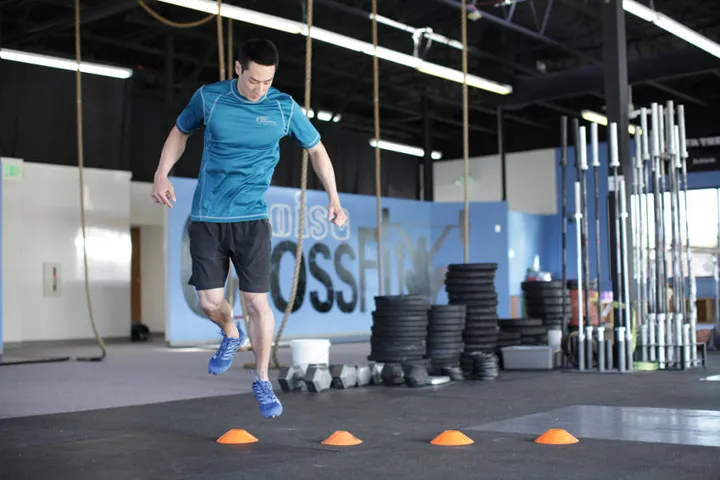 Single-Leg Lateral Hop — contração