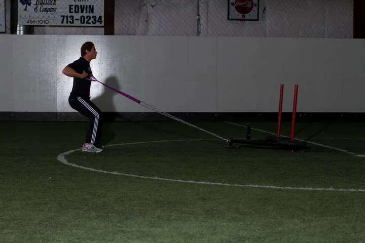 Sled Row — contração