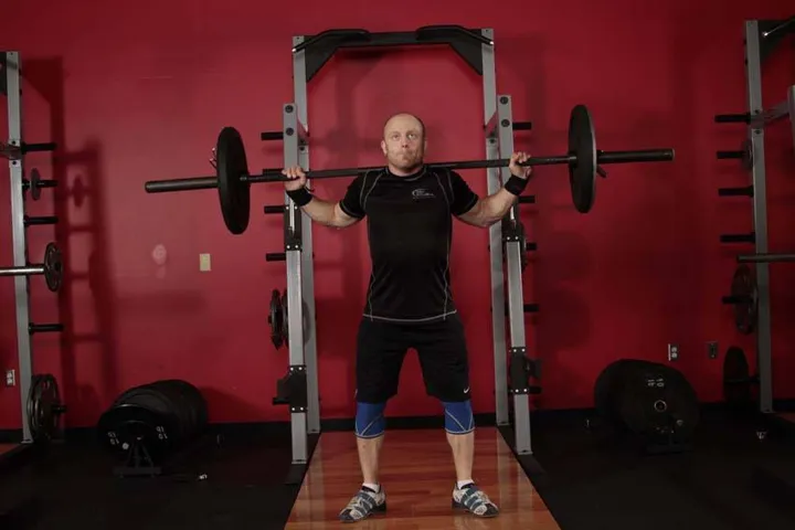Snatch Balance — posição inicial