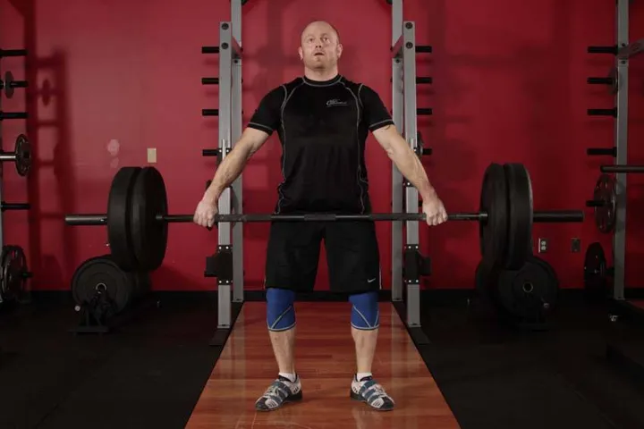 Snatch Deadlift — contração