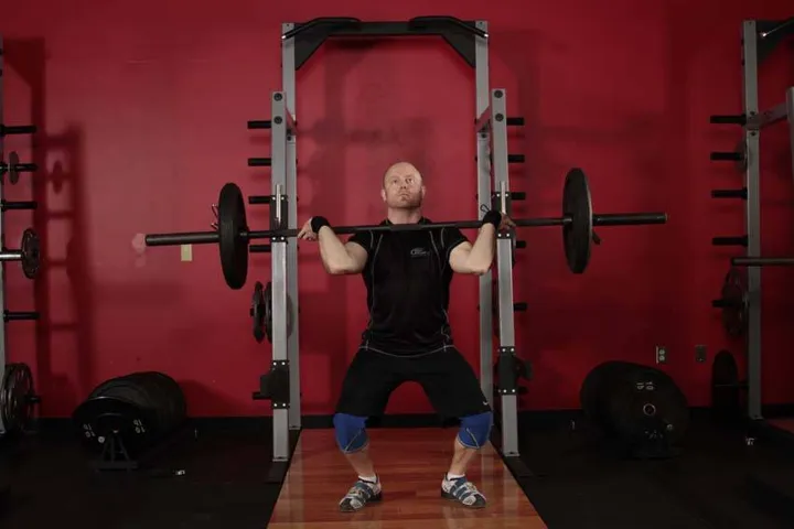 Squat Jerk — contração