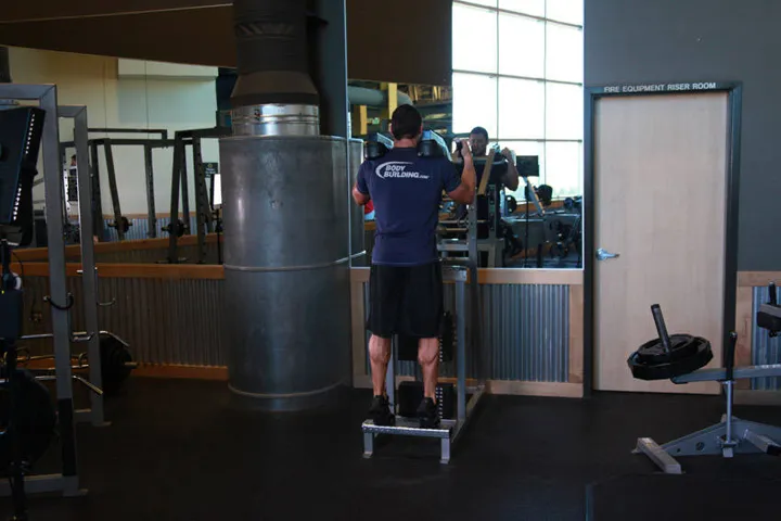 Standing Calf Raises — contração