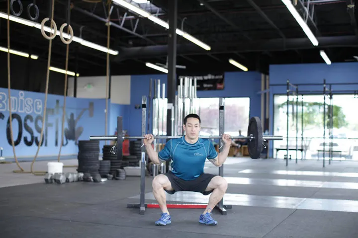 Weighted Jump Squat — contração
