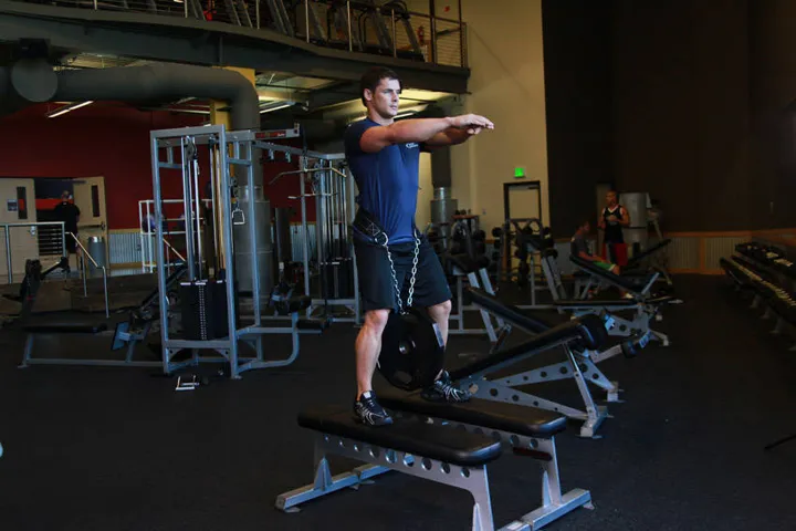 Weighted Squat — posição inicial